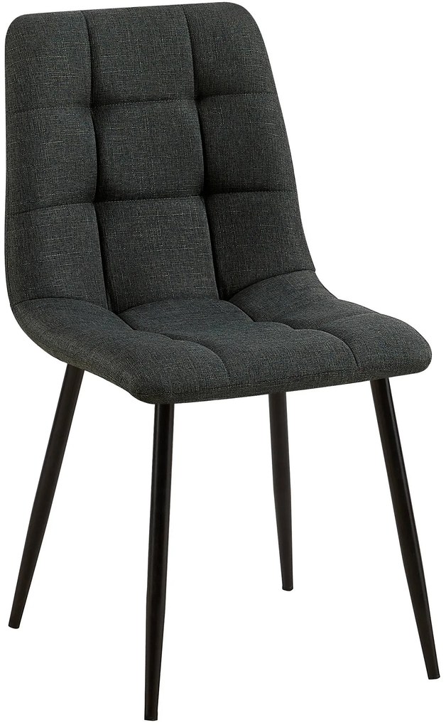Sedia Da Pranzo Tilde - Eleganza E Comfort Supremi / Stoff / Dunkelgrau