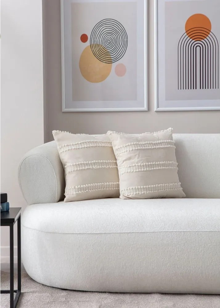 Federe decorative in set 2 pz 43x43 cm Tuffet – Mioli Decor