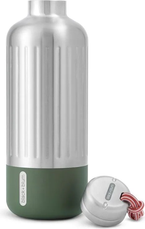 Bottiglia termica argentata in acciaio inox 850 ml Explorer – Black + Blum