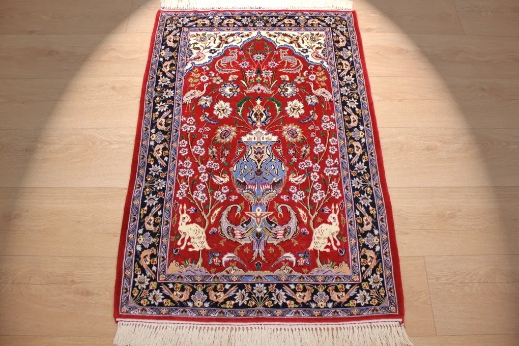 Isfahan Tappeto persiano 110 x 70 (Iran) Annodato A Mano