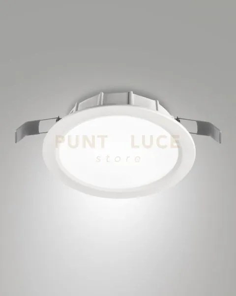 Vieste faretto incasso 15w 4000k 1640lm bianco dimmerabile 0-10v/push