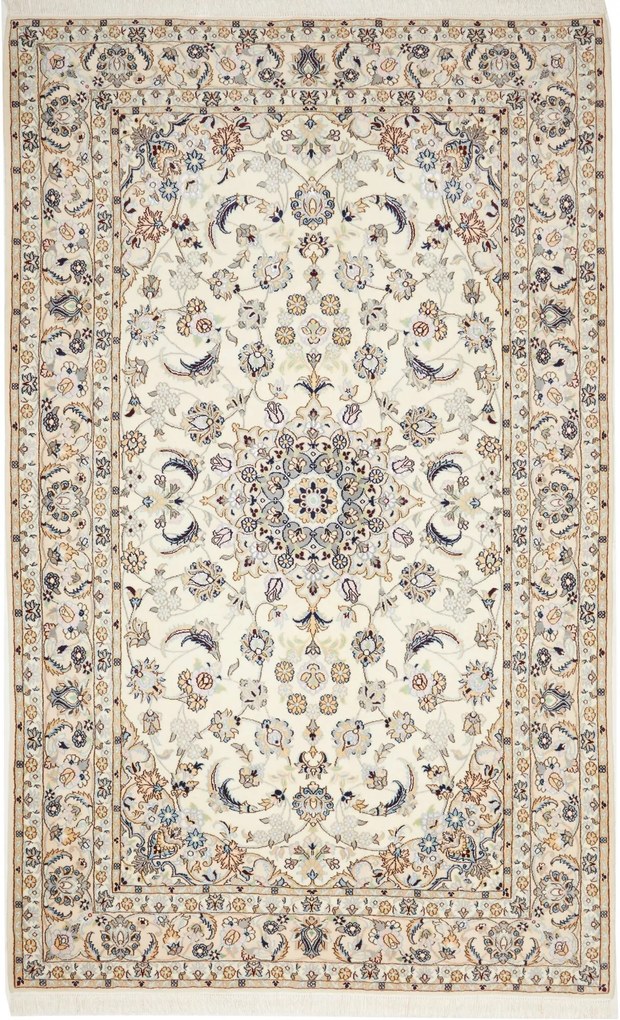 Nain Tappeto 160 x 260 Beige (Iran) Annodato A Mano