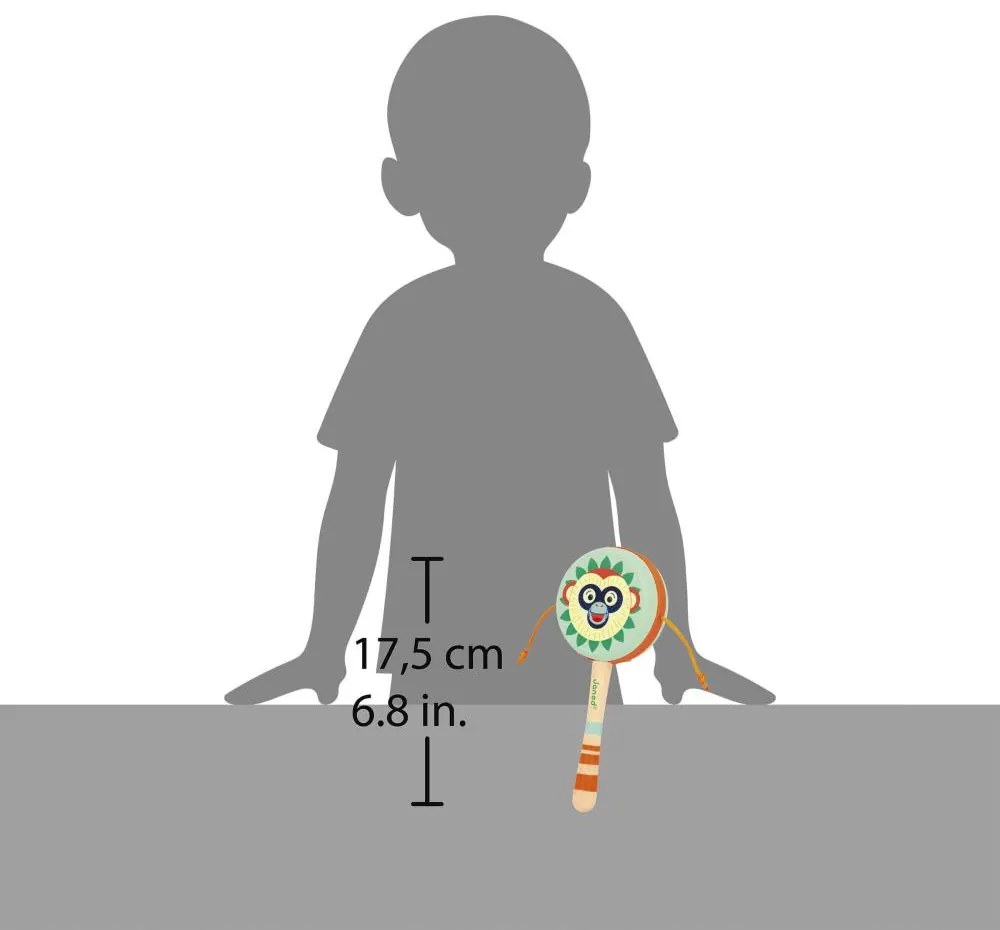 Gioia - Tamburo a mano Monkey