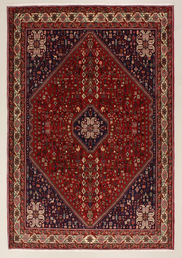 Abadeh Tappeto 170 x 250 (Iran) Annodato A Mano