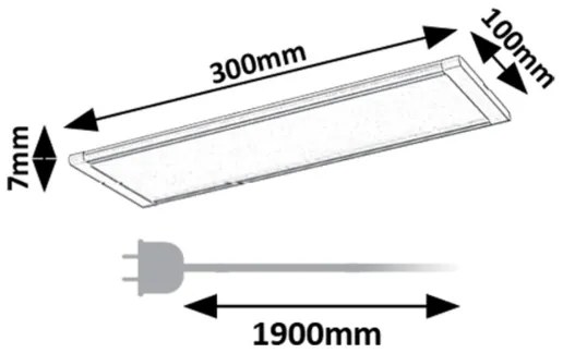 Rabalux 78021 - Lampada LED sottopensile con sensore TARELO LED/6W/230V