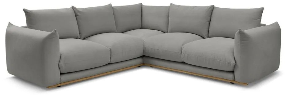 Divano angolare grigio Ernest – Bobochic Paris