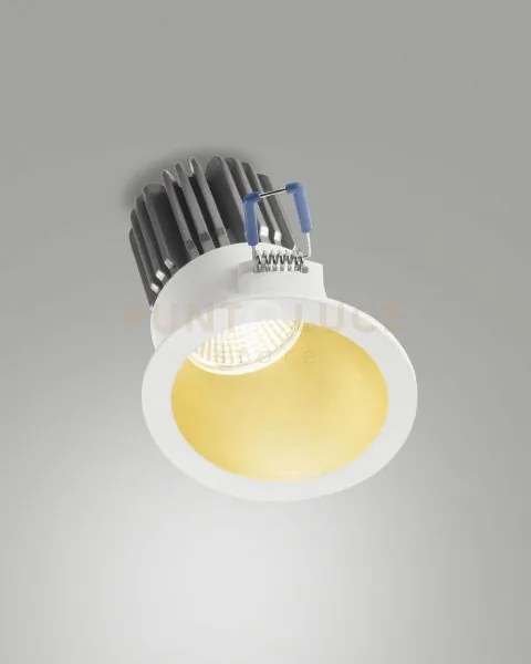 Toodle faretto incasso tondo asimmetrico 2700k 1220lm 11w dimmerab...
