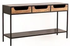 Consolle in legno Emberg Nero - Sklum
