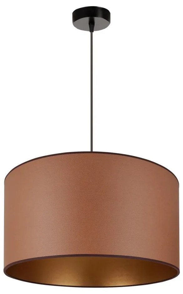 Brilagi - Lampadario a sospensione con filo OREGON ROLLER VEGE 1xE27/15W/230V diametro 45 cm marrone