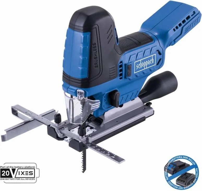 Scheppach - Seghetto alternativo 20v senza batteria ixes bc-js254-x