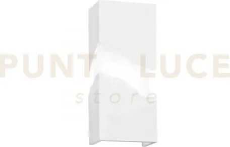 Applique a parete zeeland bianca 2 luci attacco g9 12x7x28cm in vet...