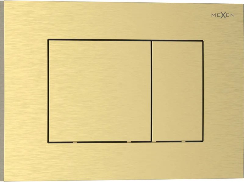 Mexen Tex 02 pulsante di scarico, oro spazzolato - 6102-11