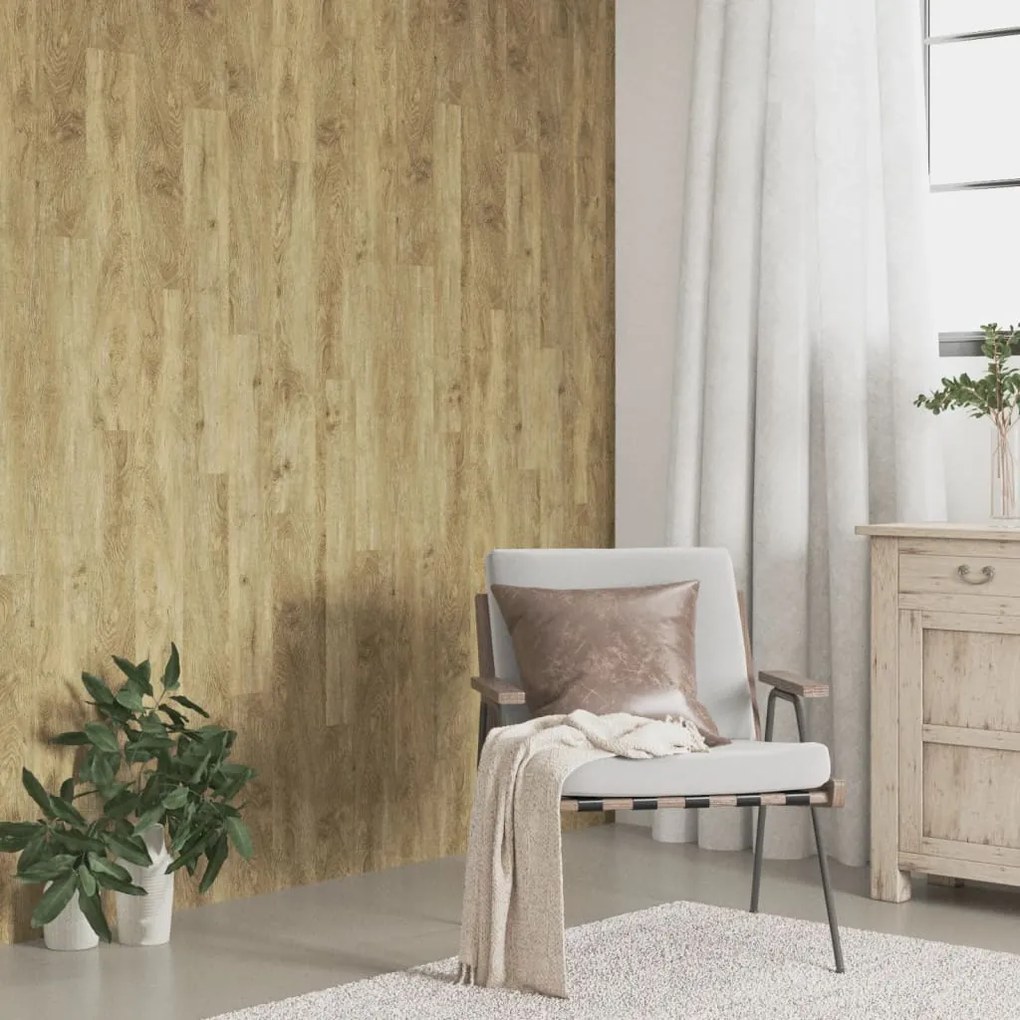 Pannelli Da Parete Effetto Legno Marrone Pvc 4,12 M² /