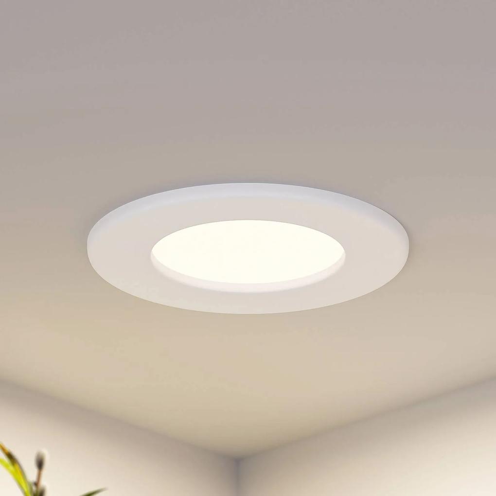 Prios Lampada a incasso a LED Cadance, bianca, 11,5 cm, dimmerabile