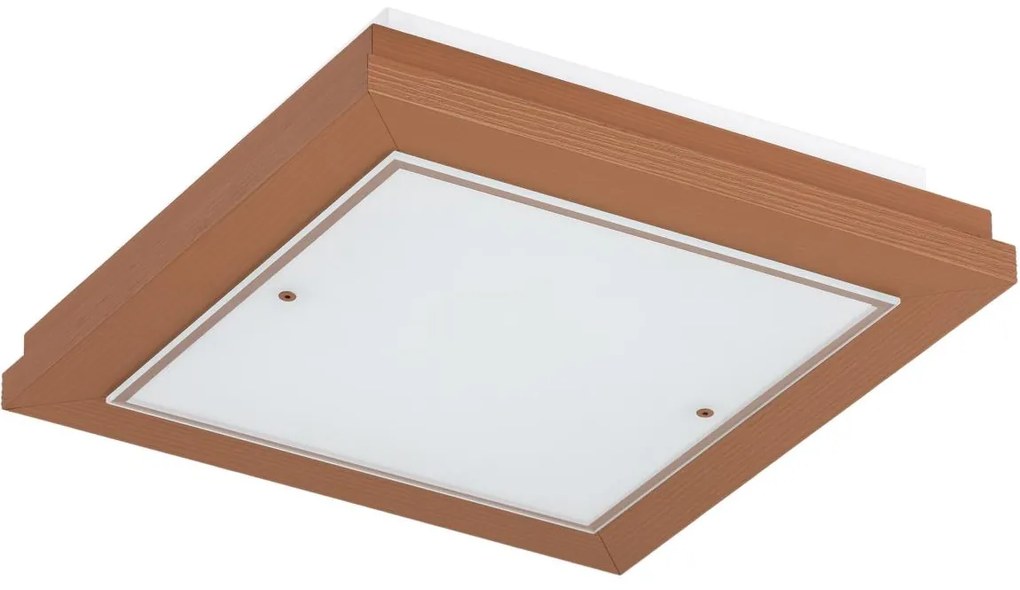 Argon 7268 - Plafoniera TABOR 2xE27/15W/230V 32x32 cm terracotta