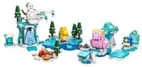 Lego super mario 71417 pack di espansione avventura sulla neve di tricherino, giochi per bambini, necessita di starter pack