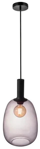 Nordlux - Lampadario a sospensione con filo ALTON 1xE27/60W/230V nero