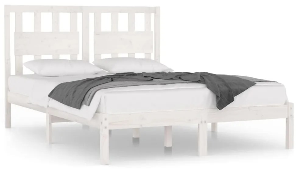 Giroletto bianco massello pino 150x200cm king size