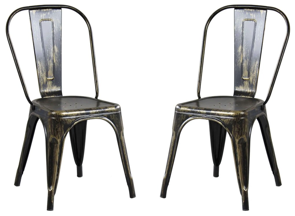 AGATHA - sedia industrial set da 2