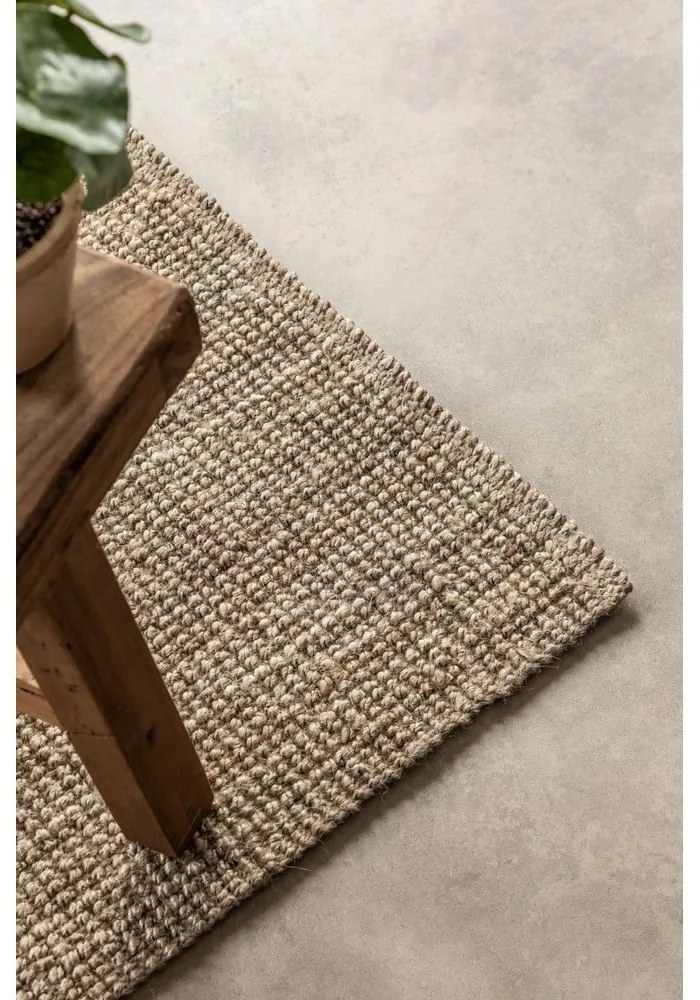 Passatoia beige in iuta 80x200 cm Bouclé – Hanse Home