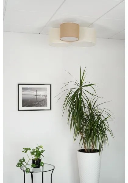 Brilagi - Plafoniera SPIDER 3xE27/15W/230V beige/crema