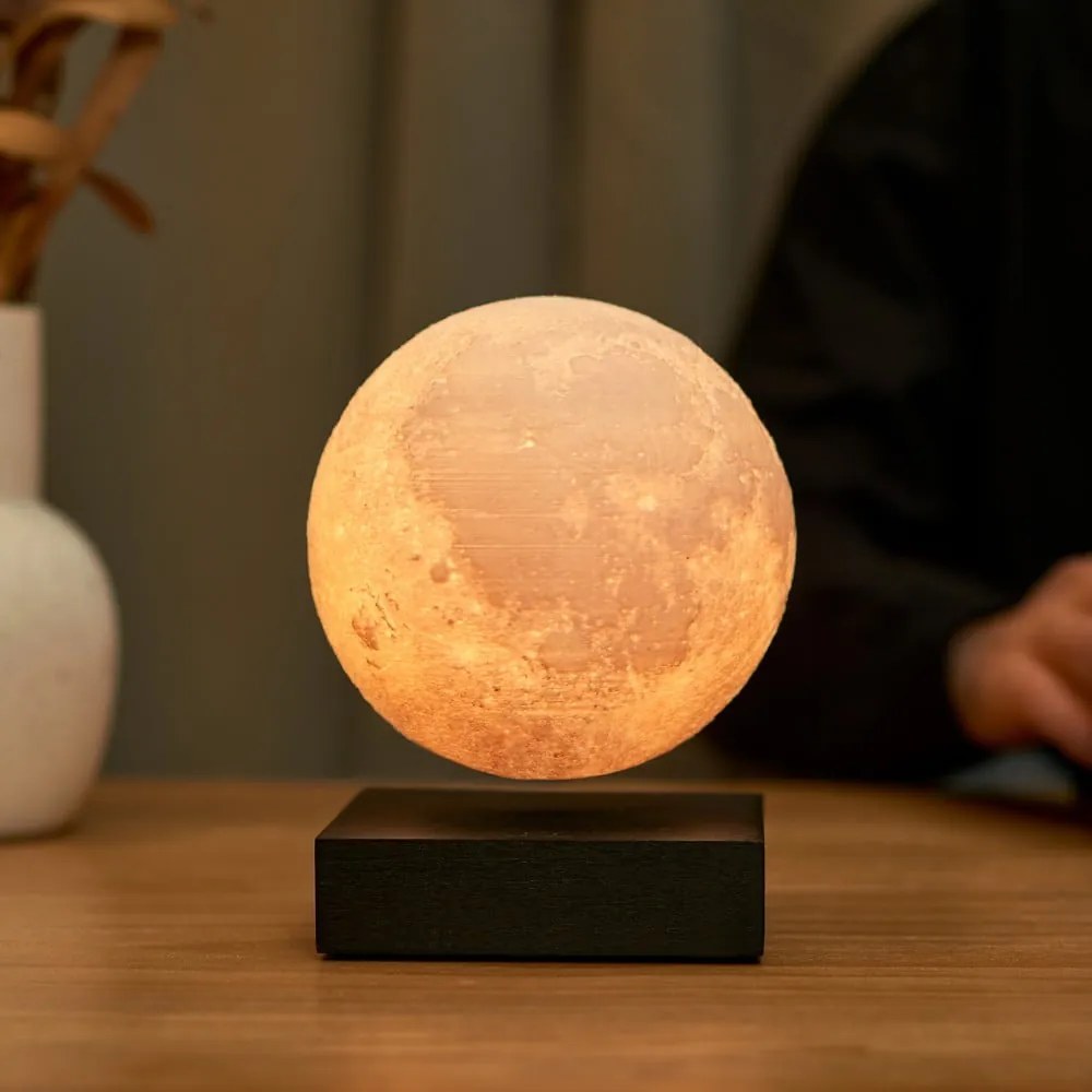 Decorazione luminosa nera con alimentazione a corrente ø 12 cm Moon – Gingko