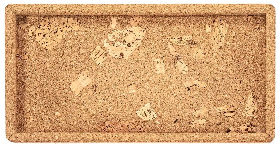 Vassoio in sughero 14,5x28 cm Querco - ZicZac