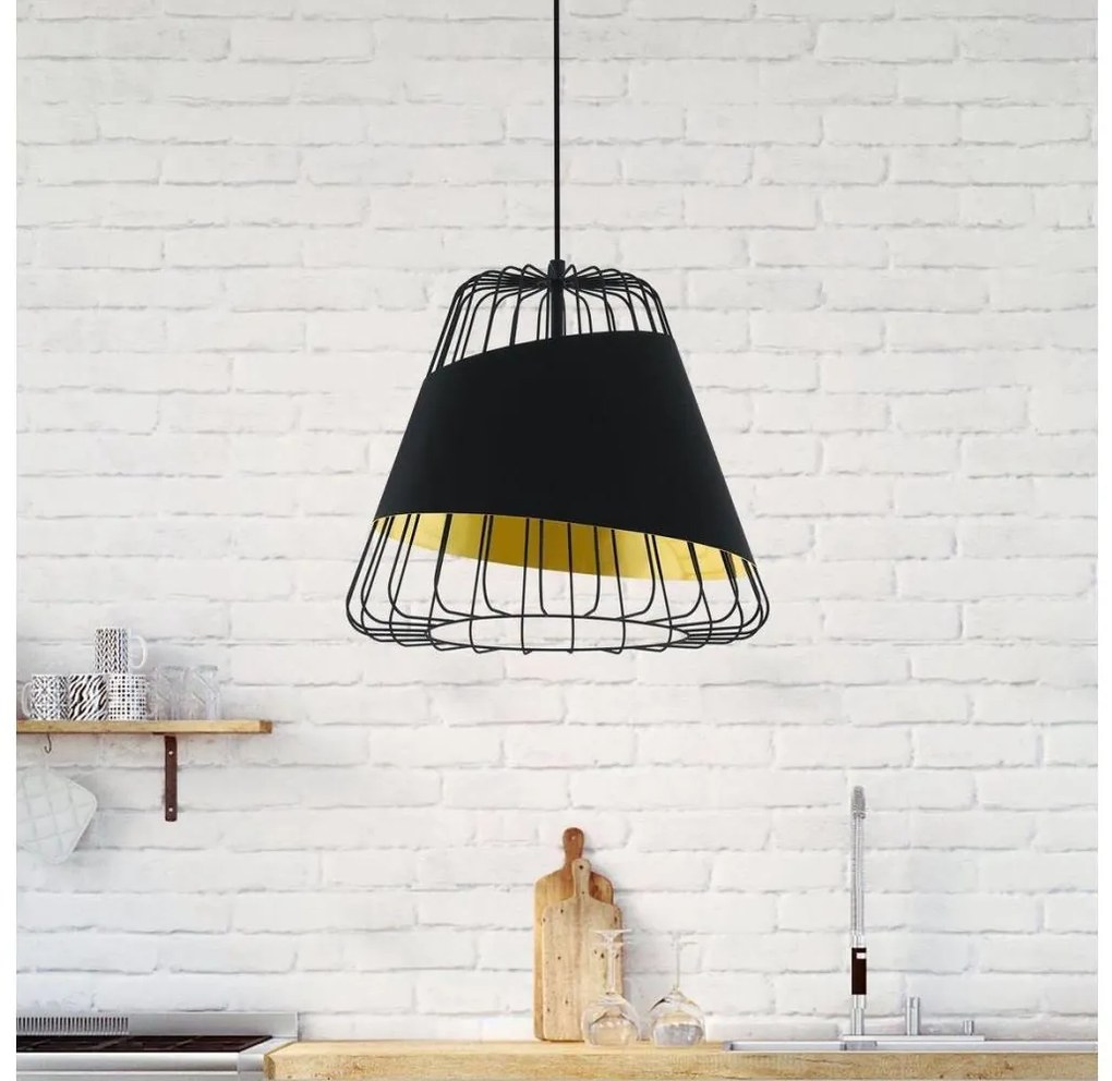 Eglo 49509 - Lampadario a sospensione con filo AUSTELL 1xE27/60W/230V