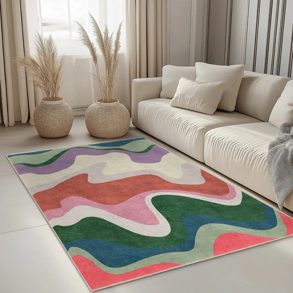 Tappeto lavabile 60x100 cm Squiggly Breeze – Mila Home