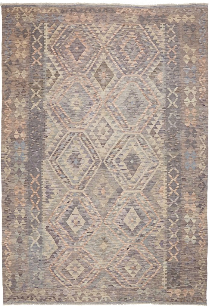 Kilim Tappeto 200x290 (Pakistan) Tessuto A Mano