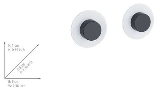 Set di fissaggio senza trapano Static-Loc Jet - Wenko