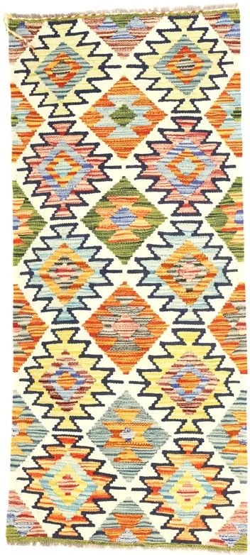 Kilim Tappeto orientale 60 x 140 Beige (Afghanistan) Tessuto A Mano