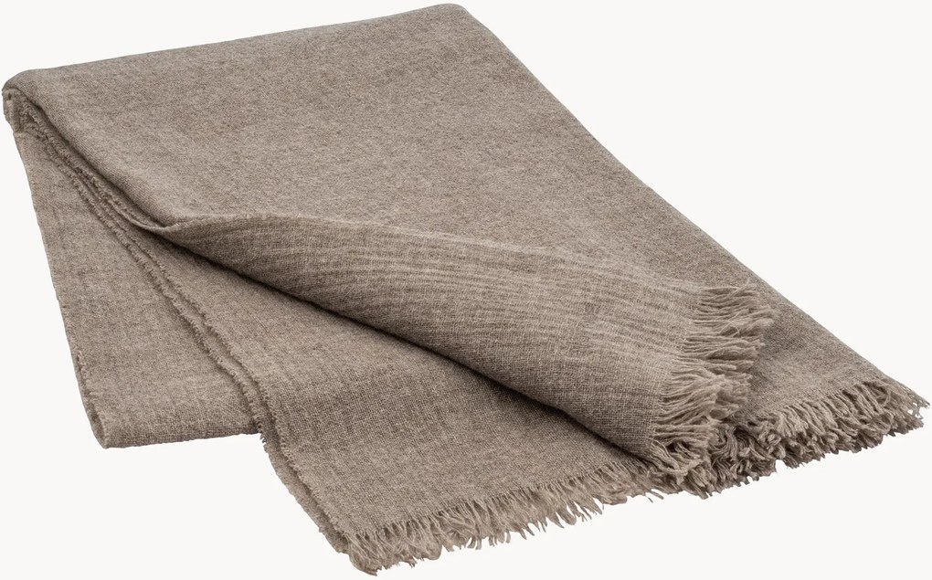 Coperta in lana merino Fungi
