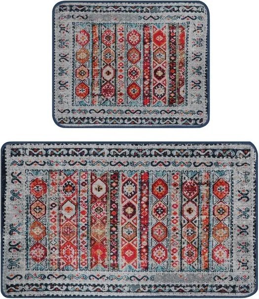 Set di tappetini per il bagno 2 pz 60x100 cm Weref – Foutastic