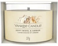 Soft Wool Amber, candela votiva profumata Yankee Candle