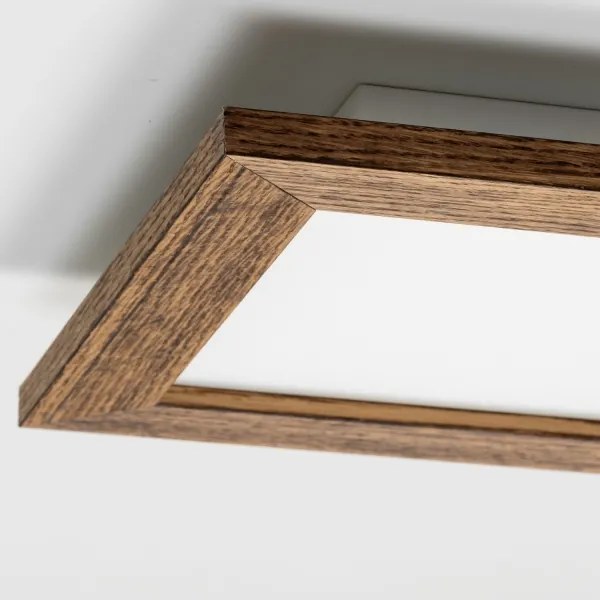 Brilagi - Luce LED dimmerabile SLIMFRAME WOOD LED/25W/230V 34x34 cm + +TC