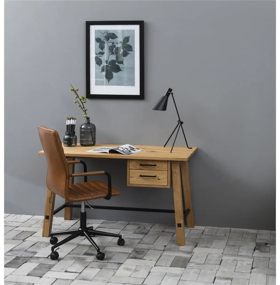 Sedia da ufficio marrone Winslow - Actona