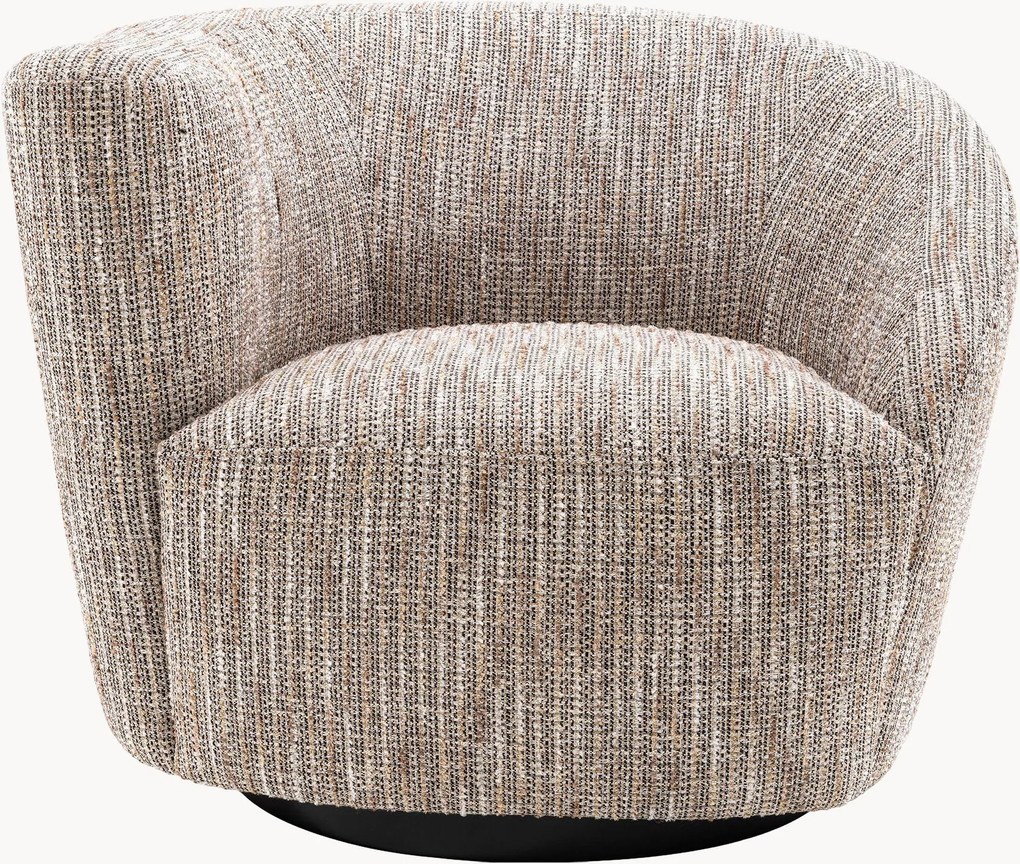 Poltrona girevole imbottita con bracciolo sinistro Colin