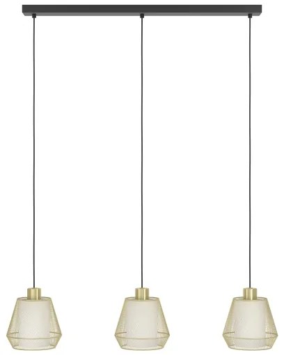 Eglo 900897 - Lampadario a sospensione con filo CIUDADELA 3xE27/40W/230V