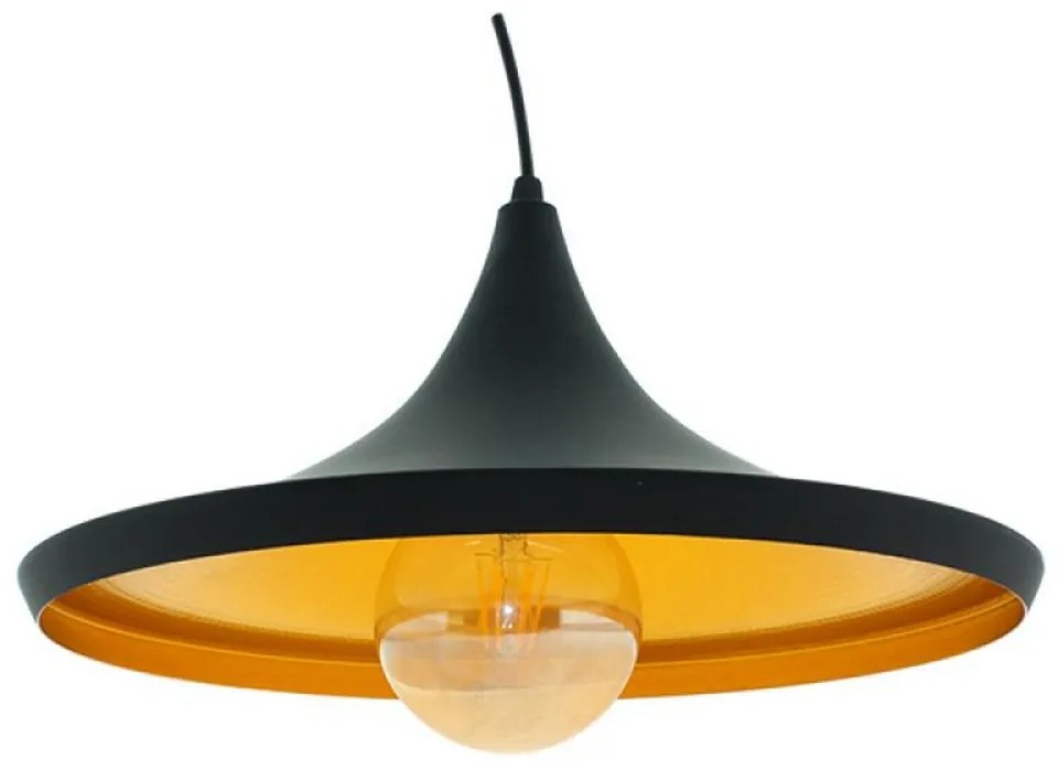 Lampadario da soffitto Lenn Nero 1 x E27 M LEDME