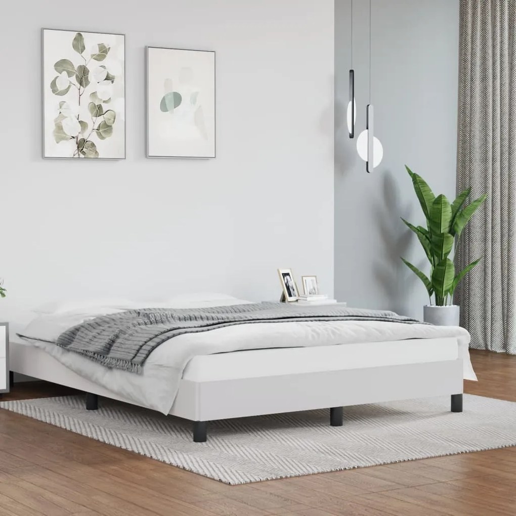 Giroletto Bianco 140x190 Cm İn Similpelle /