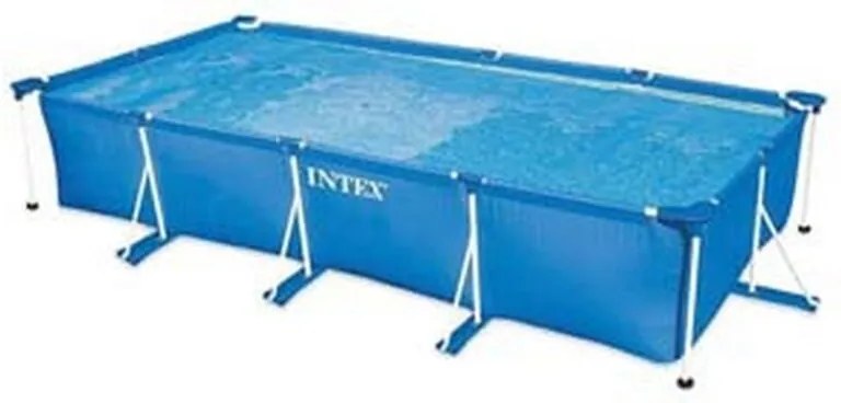 Intex - piscina 'frame' rettangolare con telaio portante senza pompa CM.450X220X84H. - capacit LT.7127 - peso KG.39,2 (28273)