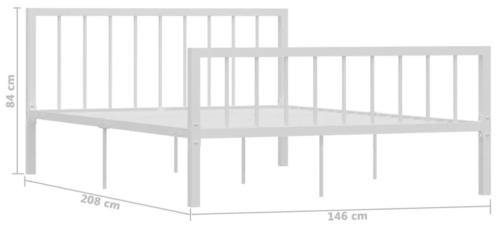 Giroletto Bianco in Metallo 140x200 cm