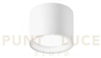 Plafoniera in alluminio tower 1xgx53 ip54 colore bianco 90x90x72mm ...