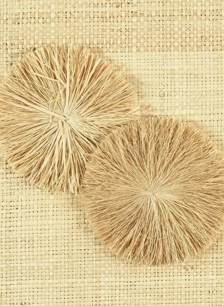 CMO Paris Carta da parati Raphia Lotus - Naturel