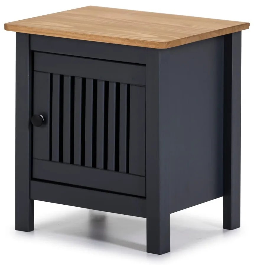 Comodino in legno grigio Bruna - Marckeric