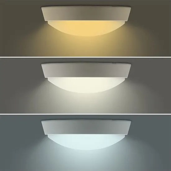 Solight WO779-2 - Lampada LED da esterno 20W/230V 3000/4000/6500K IP65 Ø 22 cm