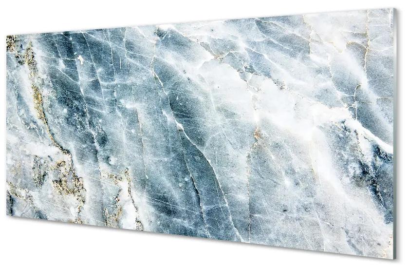Quadro in vetro acrilico Muro di marmo di pietra 100x50 cm