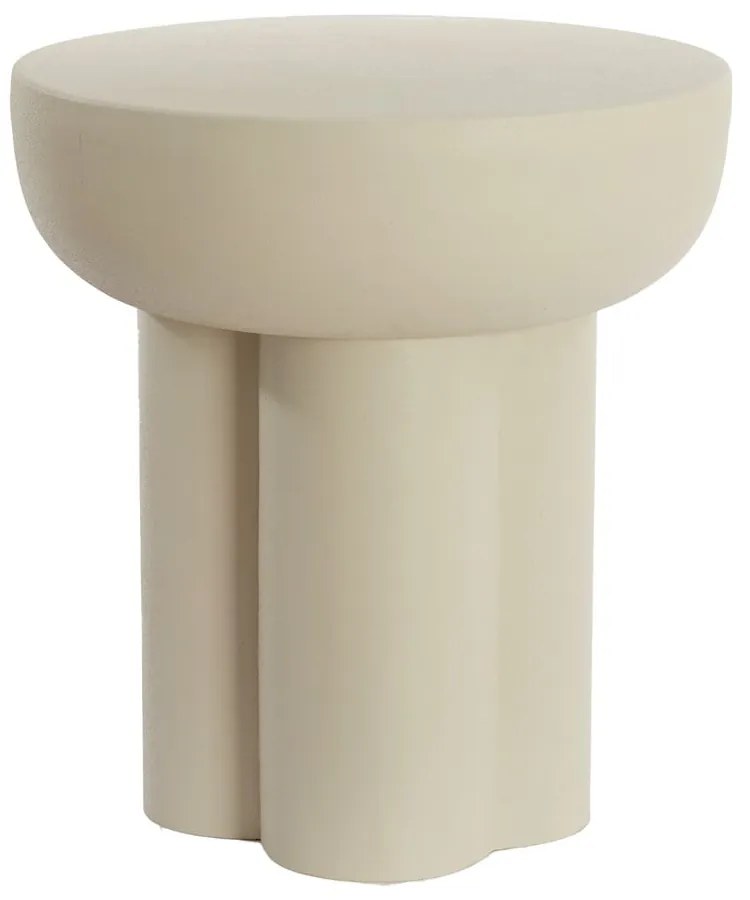 Tavolino rotondo in metallo ø 46 cm Mikola - Light & Living