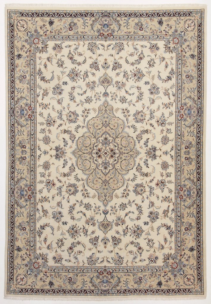 Isfahan Tappeto 170x250 (Iran) Annodato A Mano